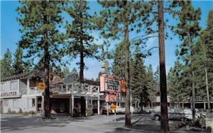 LAMPLITER MOTEL Stateline, CA South Shore LAKE TAHOE Roadside ca 1960s Postcard