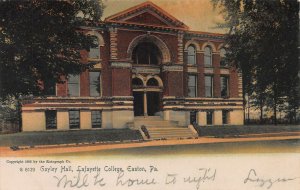 Gayley Hall, Lafayette College, Easton, Pennsylvania, postcard, used in 1906