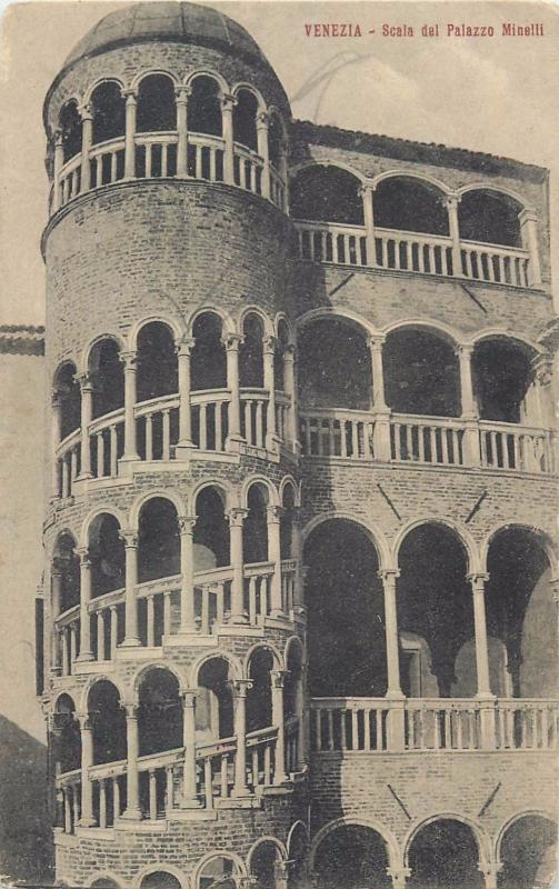 Venice Italy Scala del Palazzo Minelli stairs architecture 