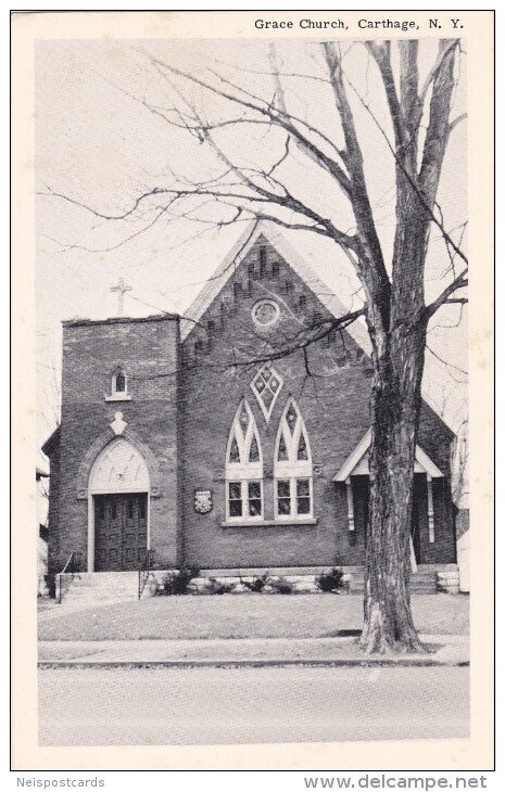 Grace Church, CARTHAGE, New York, 40-60's