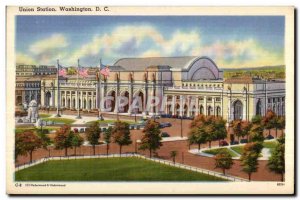 Postcard Old Union Statopm Washington Dc