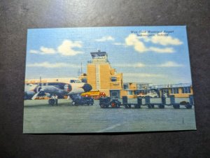 Mint USA Aviation Postcard Weir Cook Municipal Airport Indianapolis IN Indiana