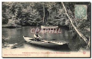 Forges les Eaux - A Part of Lake & # 39Etablissement Thermal - Old Postcard