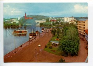 401930 FINLAND SAVONLINNA ships Old postcard