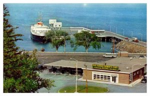 Postcard BOAT SCENE Bar Harbor Nova Scotia NS AS0513