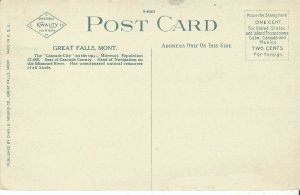 POSTCARD CENTRAL HIGH SCHOOL GREAT FALLS MONTANA