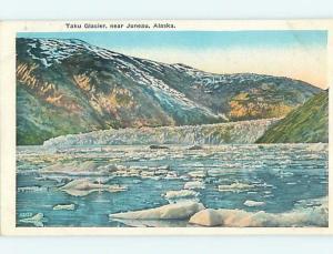 Unused W-Border TAKU GLACIER Juneau Alaska AK p0477