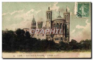Postcard Old Lyon Notre Dame de Fourviere L L