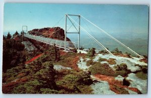 c1950's Mile High Swinging Bridge Grandfather Mountain North Carolina Postcard