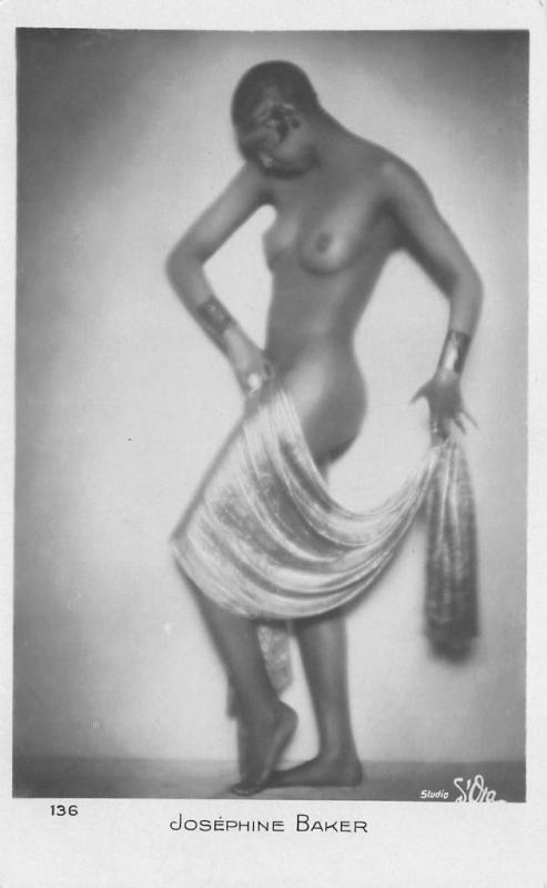 Josephine Baker Entertainer Studio S'Ora, 136​ RPPC postcard