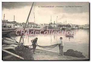 Postcard Concarneau Old Port Of Trade