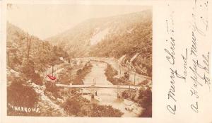 Cumberland Maryland The Narrows Real Photo Antique Postcard J50660