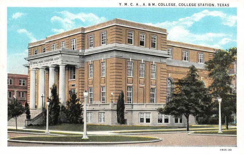 2Postcards COLLEGE STATION TX Texas  MESS HALL & YMCAA & M College ca1920s