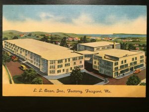 Vintage Postcard 1949 L.L. Bean, Inc. Factory Freeport Maine