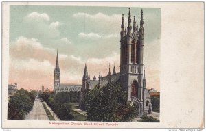 Scenic view,  Metropolitan Church,  Bond Street,  Toronto,  Ontario,  Canada,...