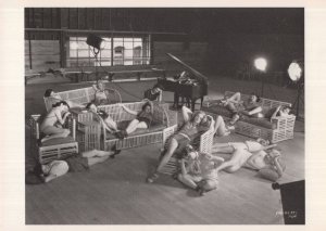 1930s Broadway Girls Asleep In Theatre Rare Kobal Postcard