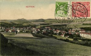 czech, KETTEN CHOTYNĚ, Panorama (1911) Postcard