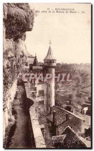 Old Postcard Rocamadour View from the House of Mary