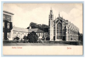 c1910's View Of Radley College Building Berkshire UK Unposted Antique Postcard