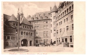 Canada  Quebec Chateau Frontenac Court Yard