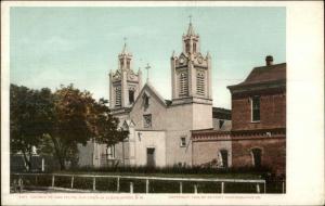 Albuquerque NM Church of San Felipe 1902 Detroit Publishing Postcard