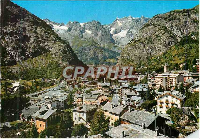 'Postcard Modern Courmayeur Valle d''Aosta'