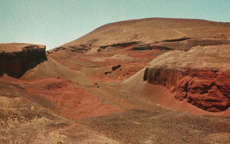 Postcard Craters Cinder Pit Youngest Extinct Volcano United States Fillmore Utah