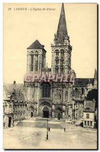 Old Postcard Lisieux L & # 39Eglise St Pierre