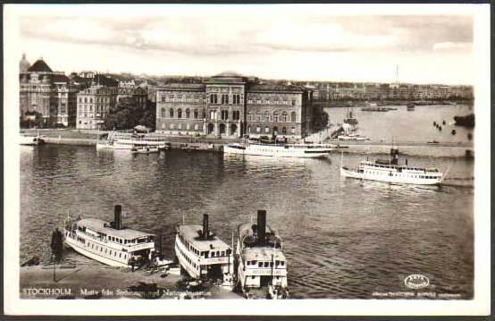 Stockholm  - Sverige, Sweden - Real Photo Postcard