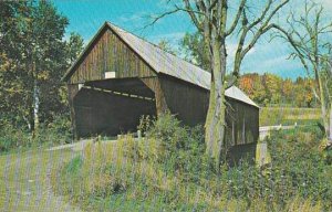 Covered Bridge Old Covered Bridge On Route 4 Between Bridgewater And Woodstoc...