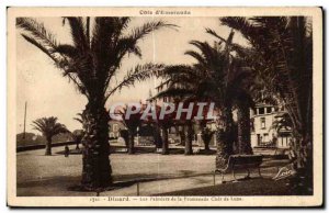 Old Postcard Dinard Les Palmiers the Promenade Clair de Lune