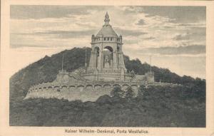 Germany Kaiser Wilhelm Denkmal Porta Westfalica 02.91