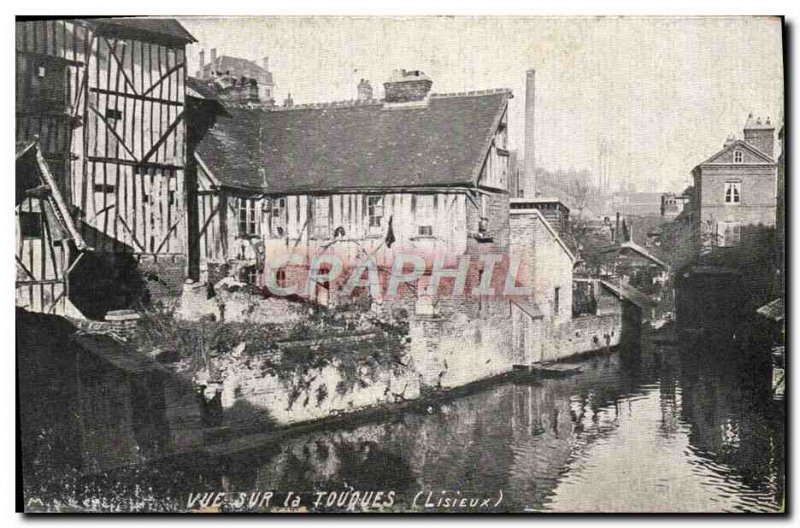Old Postcard View Of The touques Lisieux
