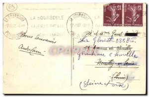 Old Postcard La Bourboule and Puy Gris