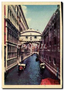 Modern Postcard Venezia Ponte Dei Sospiri Unisce Il Palazzo Ducale Con Le Nuove