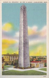 Bunker Hill Monument 221 Feet In Height Charlestown Massachusetts 1938