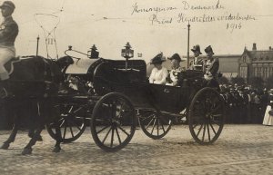 Queen Alexandrine of Denmark, Prince Henry of Netherlands (1914) RPPC Postcard