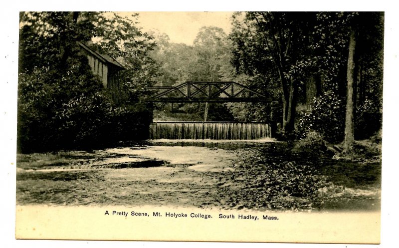 MA - South Hadley. Mt Holyoke College, Pretty Brook Scene