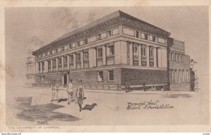 LIVERPOOL , Lancashire , England , 1930s ; Proposed New School of Architectire