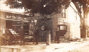 Madoc Canada Grays Carriage Repair Shop Real Photo Vintage Postcard AA83730