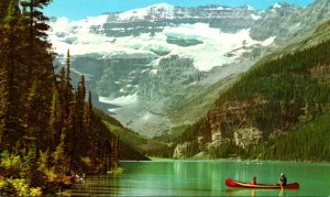 Canada Alberta Lake Louise and Victoria Glacier