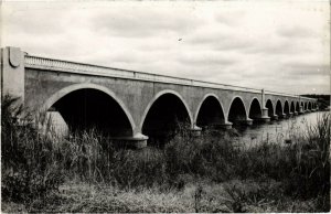 PC CPA ANGOLA / PORTUGAL, DR. OLIVEIERA SALAZAR BRIDGE, Postcard (b21618)