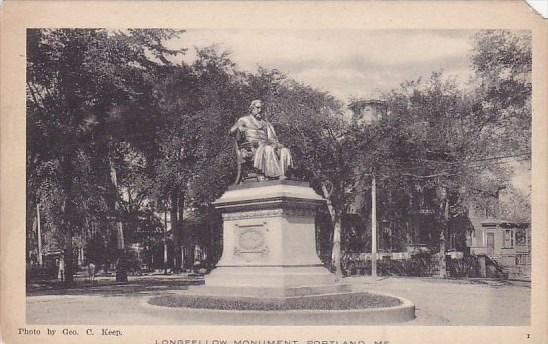 Longfellow Monument Portland Maine