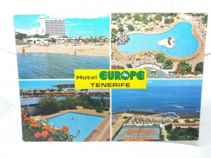 Hotel Europe Tenerife Vintage Multiview Postcard