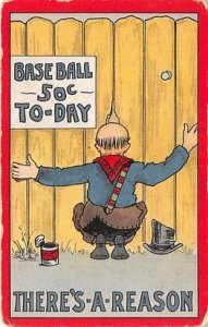 Baseball Comic Unused a lot of corner wear