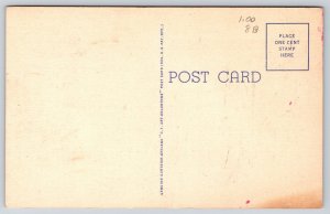 Corpus Christi Texas~Breakwater Walk~Fishing Scene~Dock~1940s Linen Postcard