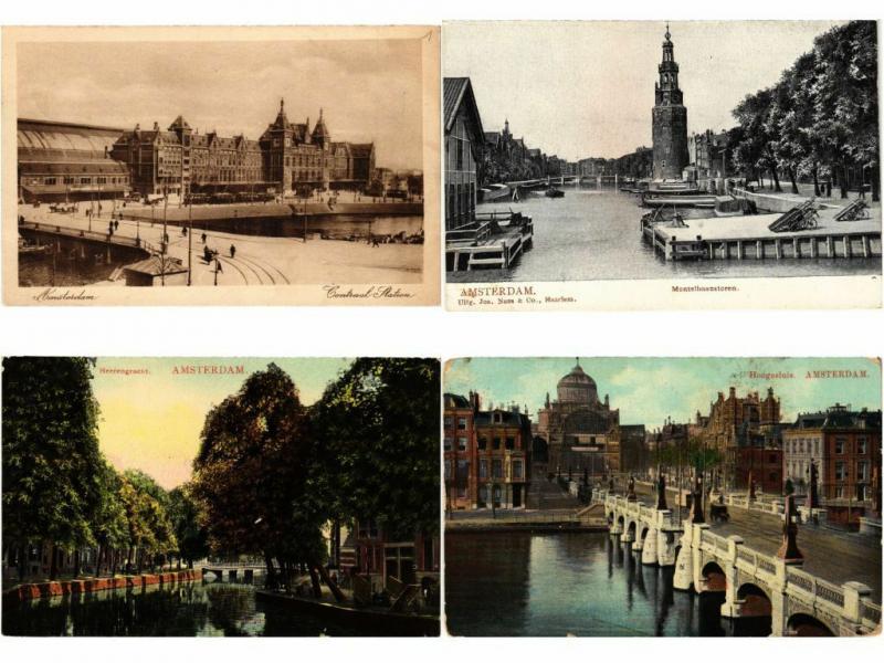 AMSTERDAM HOLLAND NETHERLANDS 150 CPA Mostly Pre-1960