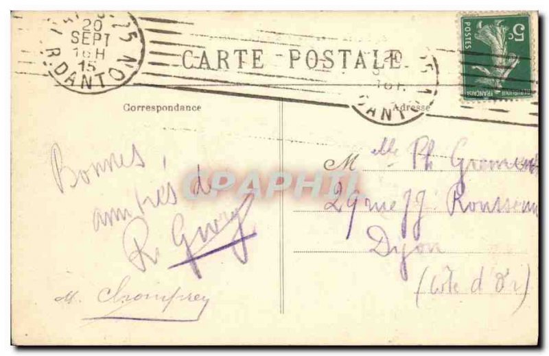 Old Postcard Paris La Rue Soufflot and the Pantheon