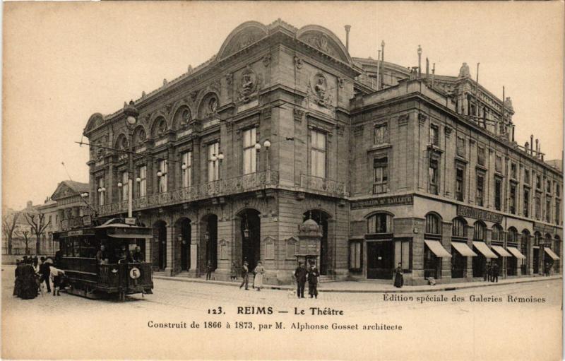 CPA Reims - Le Theatre -Construit de 1866 a 1873 par M.Alphonse Gosset (741848)