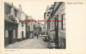 Czech Republic, Prag, Prague, Street Scene, Gruss Aus, Carol Bellmann No 907